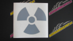 Samolepka Radioactive 001 radiace