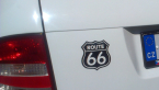 Samolepka Route 66 - jedna barva