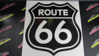 Samolepka Route 66 - jedna barva