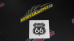 Samolepka Route 66 - jedna barva