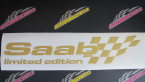 Samolepka Saab limited edition pravá