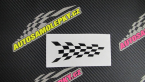Samolepka Šachovnice 024