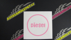 Samolepka Samolepka na víčko od nádrže 007 diesel