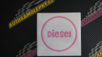 Samolepka Samolepka na víčko od nádrže 007 diesel