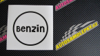 Samolepka Samolepka na víčko od nádrže 009 benzín