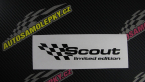 Samolepka Scout limited edition levá