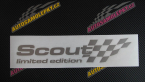 Samolepka Scout limited edition pravá