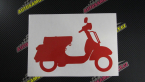 Samolepka Skutr 002 pravá Vespa