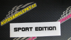 Samolepka Sport edition 005 nápis
