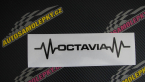 Samolepka Srdeční tep 018 Octavia
