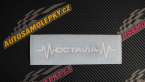 Samolepka Srdeční tep 018 Octavia
