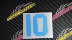 Samolepka Startovní číslo 10