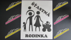 Samolepka Šťastná rodinka