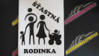 Samolepka Šťastná rodinka