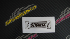Samolepka Stickers nápis