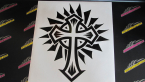 Samolepka Tetování 118 kříž