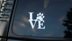 Samolepka Tlapky love 004 