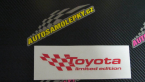 Samolepka Toyota limited edition levá