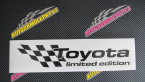 Samolepka Toyota limited edition levá