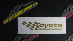 Samolepka Toyota limited edition levá