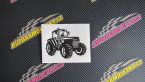 Samolepka Traktor 002 pravá Zetor