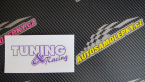 Samolepka Tuning racing obrys