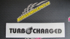Samolepka Turbo charged nápis