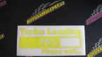 Samolepka Turbo loading