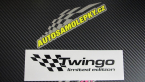 Samolepka Twingo limited edition levá