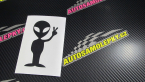 Samolepka UFO 005 pravá