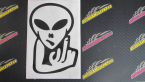 Samolepka UFO 008 pravá