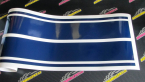 Samolepka Viper pruhy dvojité  1,5 cm + 11 cm + 11 cm + 1,5 cm