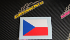 Samolepka Vlajka Česká Republika (ČR) 