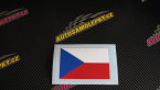 Samolepka Vlajka Česká Republika (ČR) 
