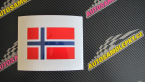 Samolepka Vlajka Norsko