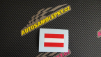 Samolepka Vlajka Rakousko