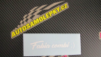 Samolepka Vlastní text - Orange Personal