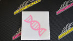 Samolepka Vzorec DNA levá