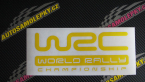 Samolepka WRC -  World Rally Championship