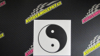 Samolepka Yin yang - logo JIN a JANG
