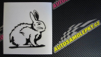 Samolepka Zajíček 001 pravá