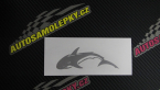 Samolepka Žralok 007 levá