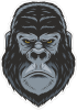 Barevná gorila 001