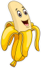 Barevný banán 003 pravá veselý