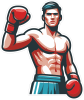 Barevný boxer 002 pravá
