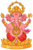 Barevný bůh Ganéša Hinduismus
