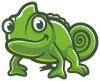 Barevný chameleon 003 levá