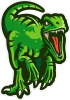 Barevný dinosaurus 004 pravá T.rex