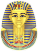 Barevný egyptský motiv 003 faraon