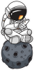 Barevný kosmonaut 006 pravá zpráva z kosmu